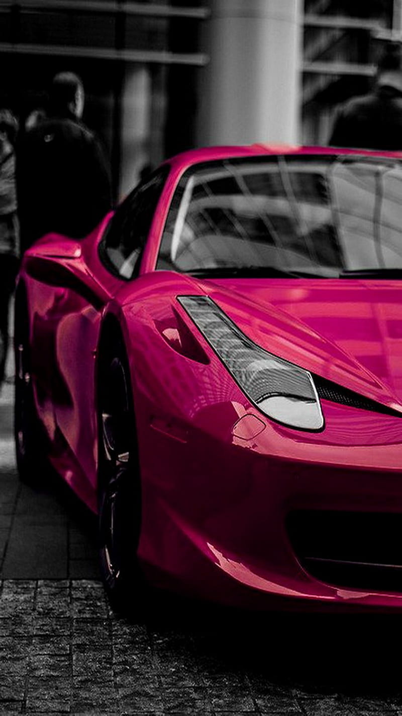 Ferrari, fucsia, rosa, Fondo de pantalla de teléfono HD | Peakpx