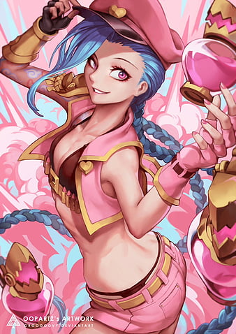 Jinx LoL Wallpaper iPhone Phone 4K #1451e