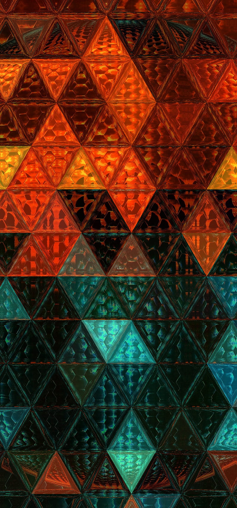 Stained Glass Dream, awesome, desenho, designs, green, orange, teal, HD  phone wallpaper | Peakpx