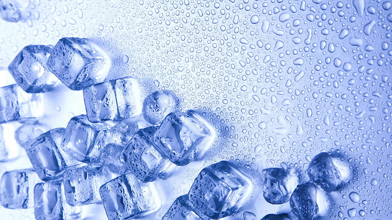 Ice Cubes Water Drops Ice Cube, HD wallpaper