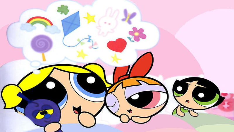 The Powerpuff Girls Blossom, Bubbles and Buttercup In Dreamy Background  Anime, HD wallpaper | Peakpx