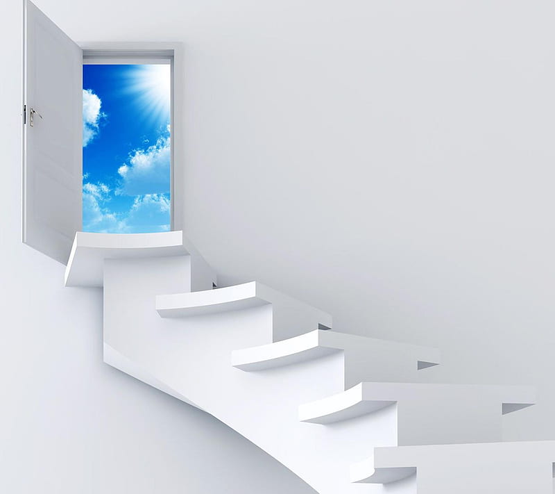 Abstract Staircase, 2160x1920, HD wallpaper