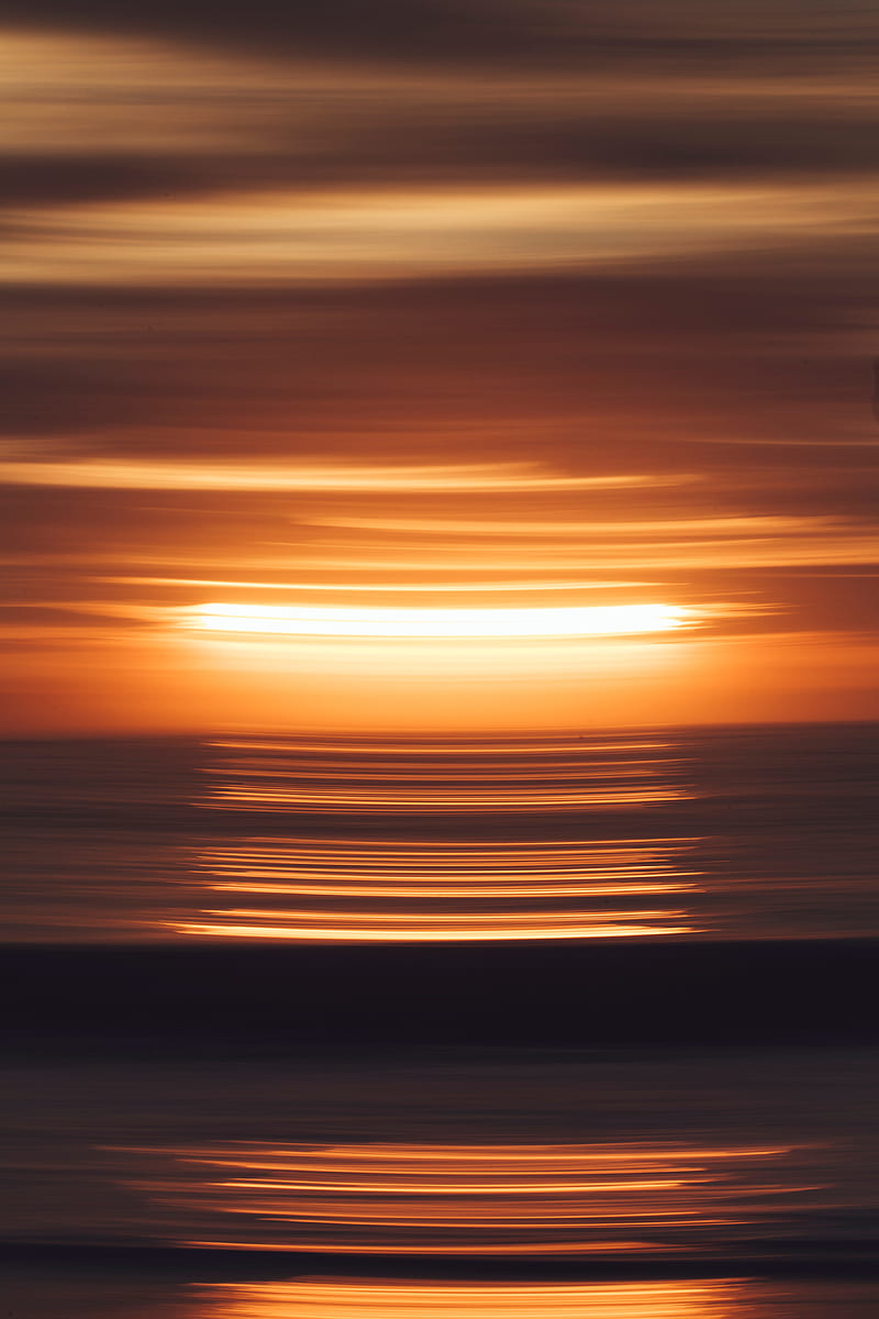 light, blur, sunset, stripes, abstraction, HD phone wallpaper