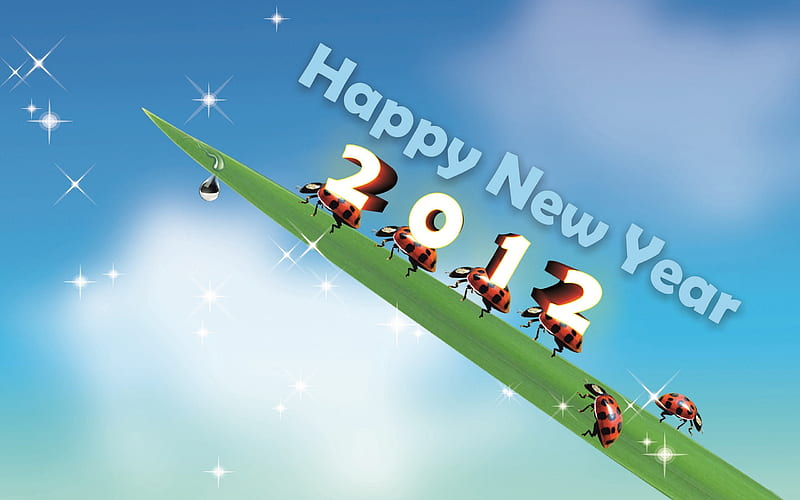Happy New Year-2012 Year theme 27, HD wallpaper