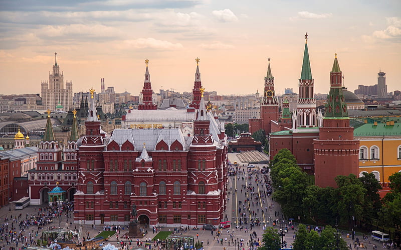Kremlin, Moscow, architecture, Moscow, Kremlin, Russia, HD wallpaper