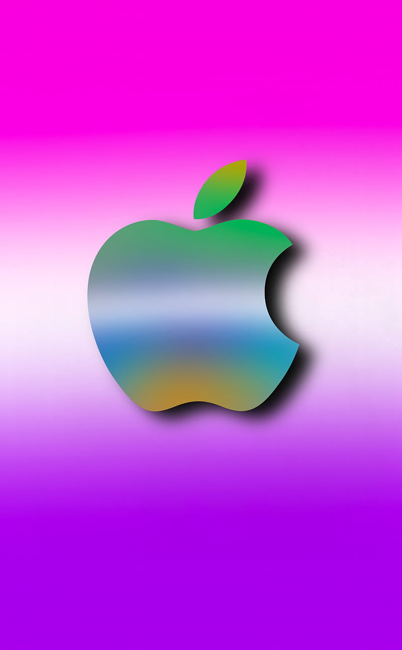 Apple colour, apple iphone, colourful, iphone iphonexr, HD phone wallpaper