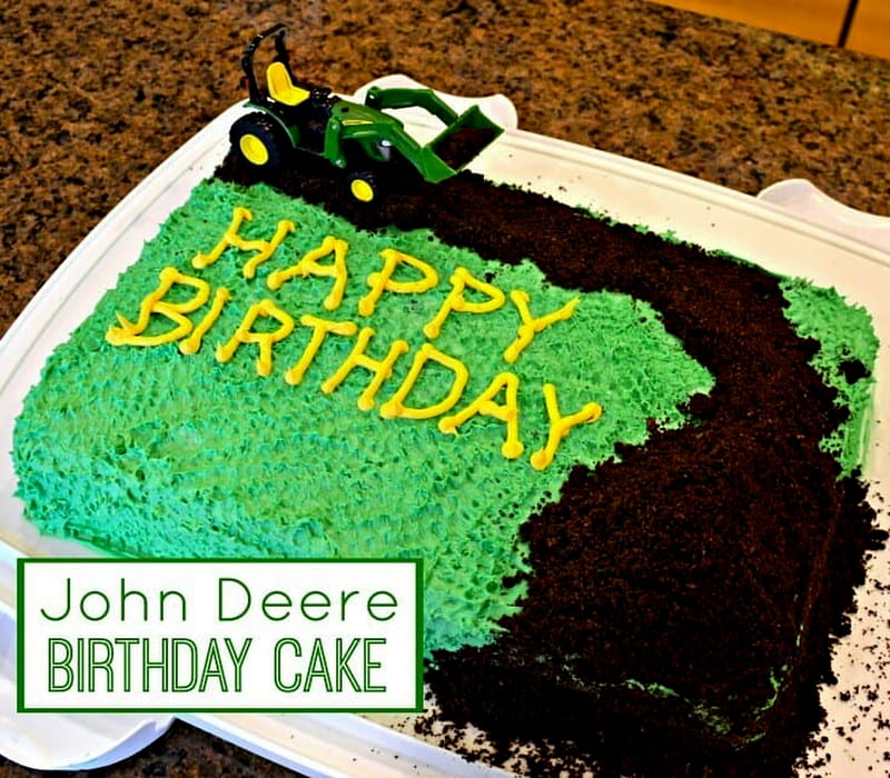 John Deere Birtay Cake, Green, John Deere, Yellow, Cake, Tractor, Birtay,  HD wallpaper | Peakpx