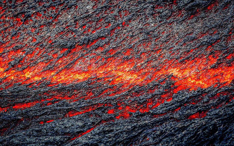 lava texture, close-up, burning lava, red-hot lava, fire background, lava, HD wallpaper