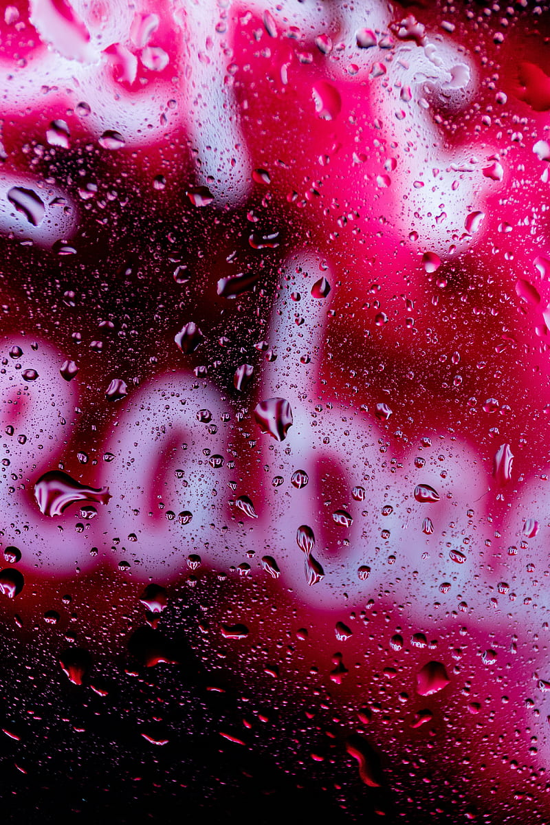 drops, wet, blur, macro, HD phone wallpaper