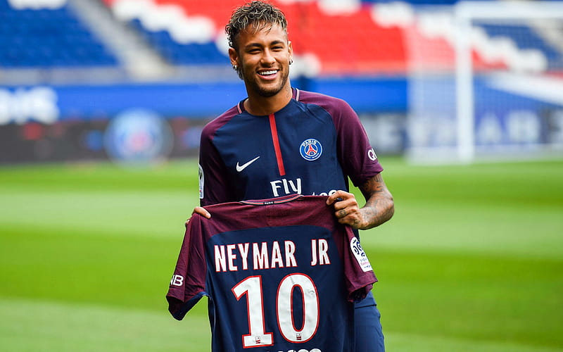 Neymar, footballers, PSG, soccer, Ligue 1, Paris Saint-Germain, Neymar JR, football stars, HD wallpaper