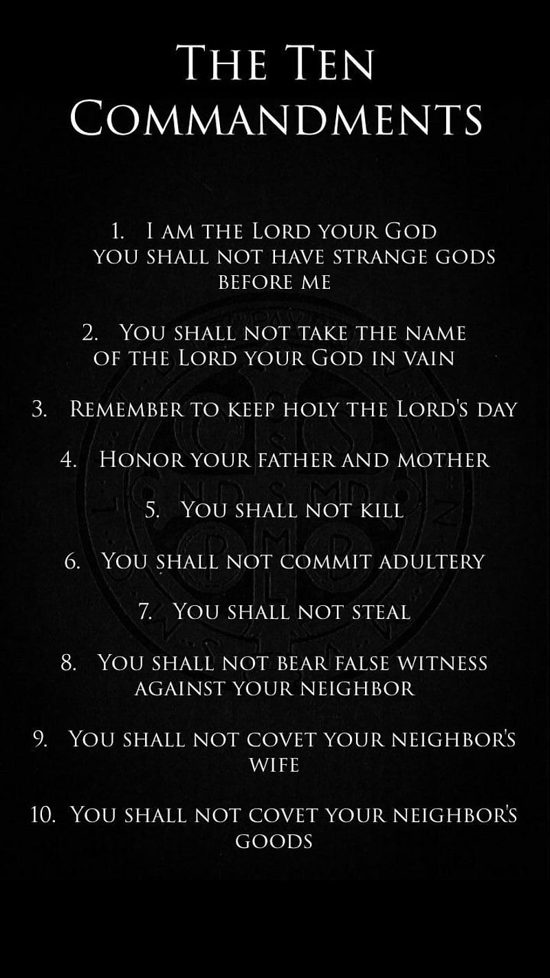 Ten Commandments In The Bible