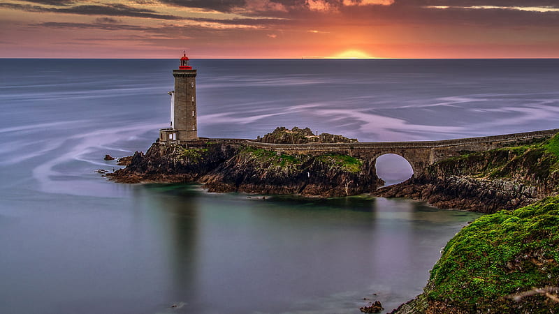 Petit Minou Lighthouse, Brittany, Petit, minou, lighthouse, France, HD wallpaper
