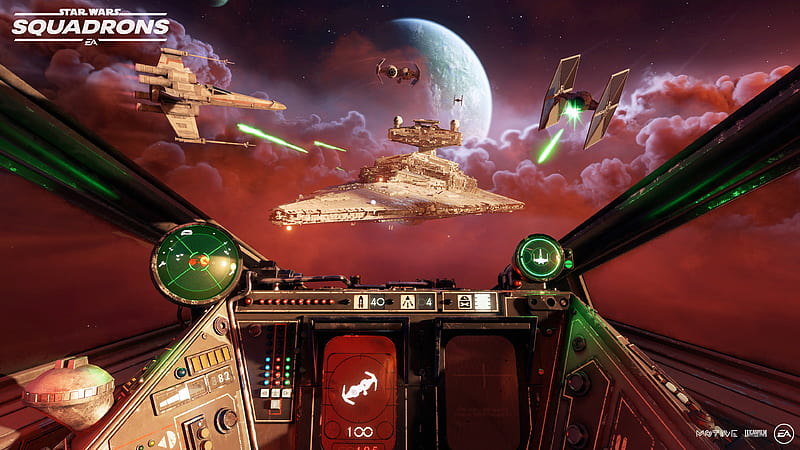 space war in star wars squadrons 2020 games, HD wallpaper
