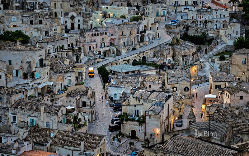 Matera Italy, Bing, Mlatera, Italy, HD wallpaper