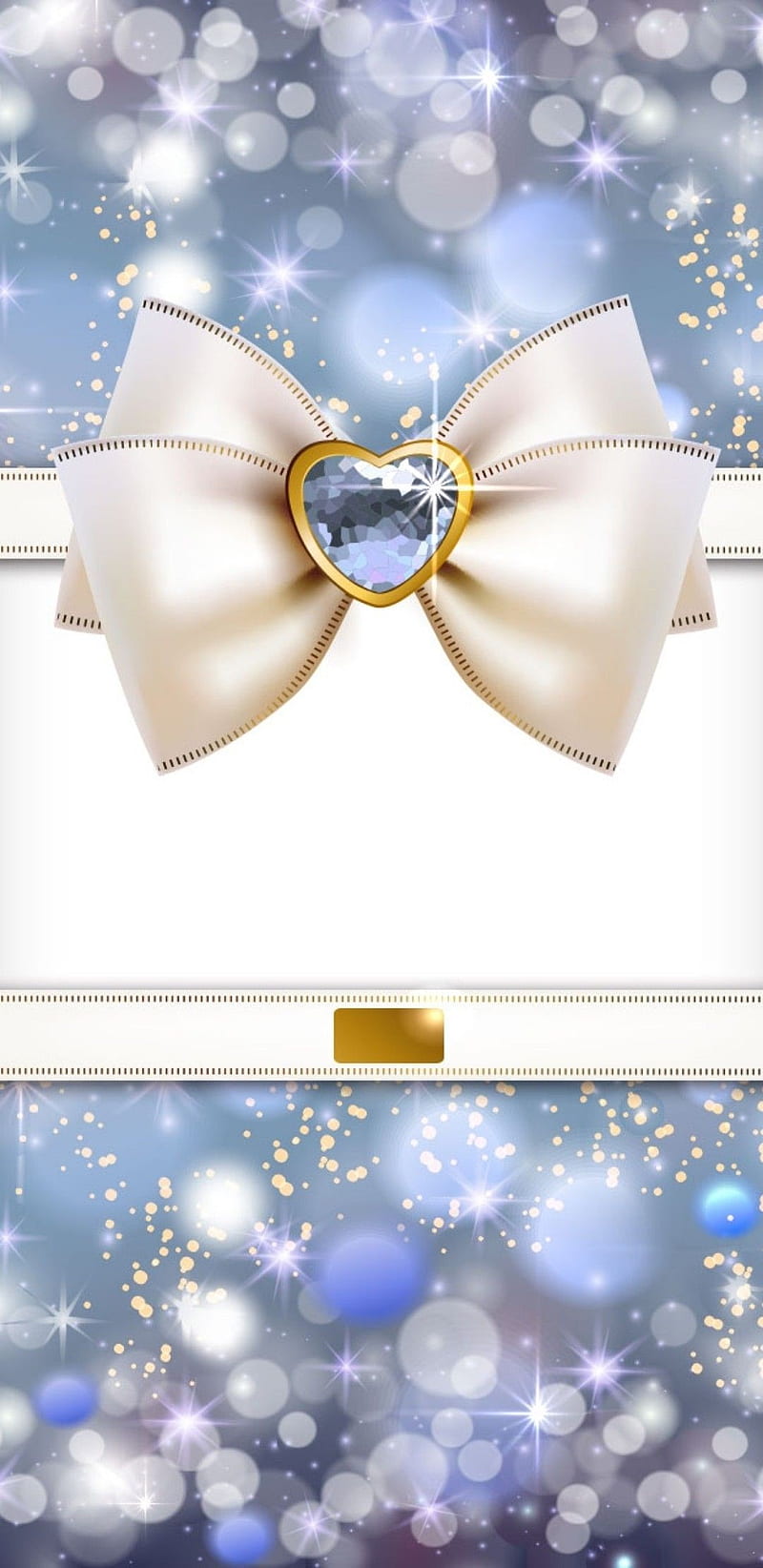 Diamond Heart Bow, bow, diamond, diamonds, glitter, gold, corazones,  hearts, HD phone wallpaper | Peakpx