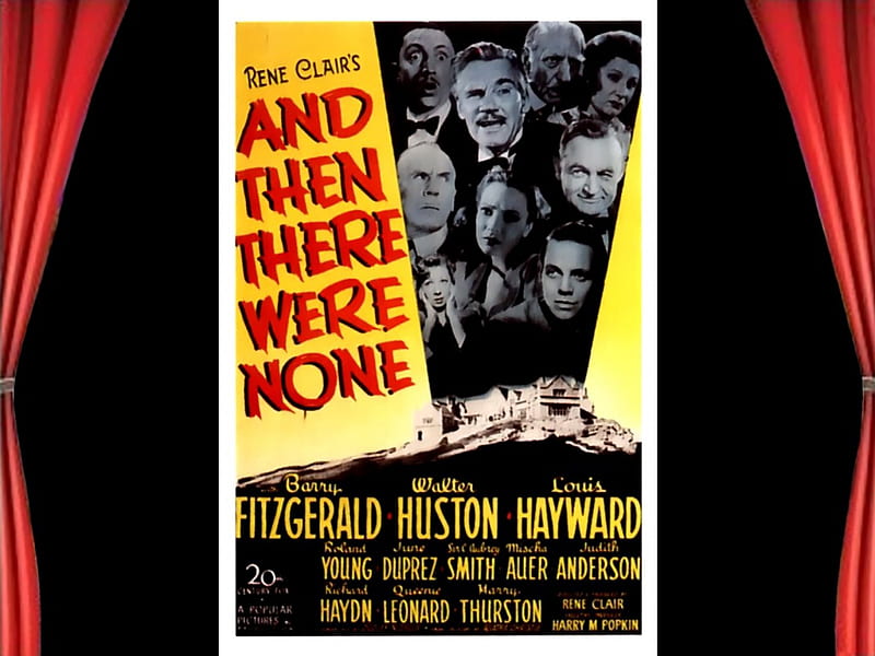 And Then There Were None01, poster, And Then There Were None, walter huston, classic movies, HD wallpaper