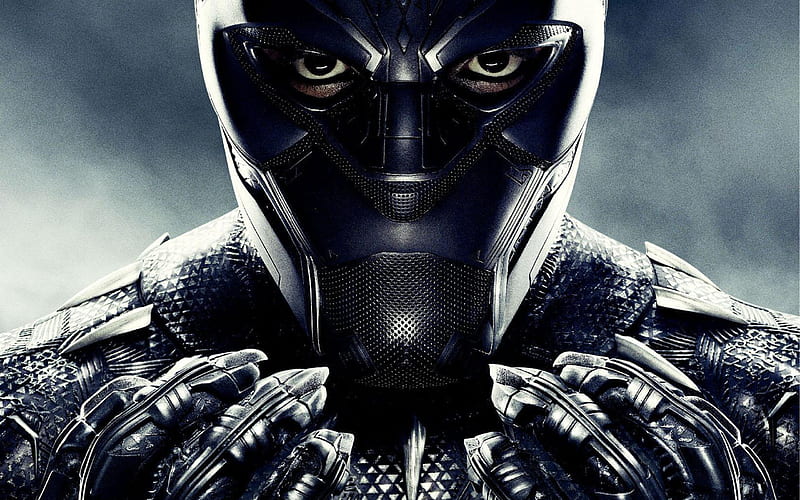 Black Panther, superheroes, 2018 movie, poster, HD wallpaper