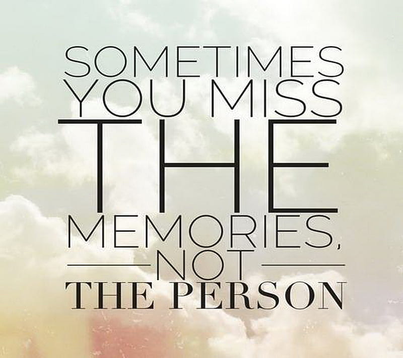 Sometimes, memories, miss, person, HD wallpaper