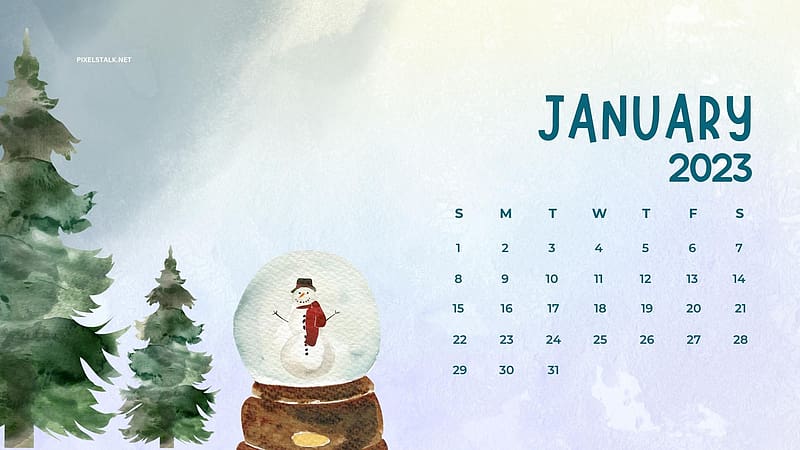 January Calendar 2023 Background, HD wallpaper | Peakpx