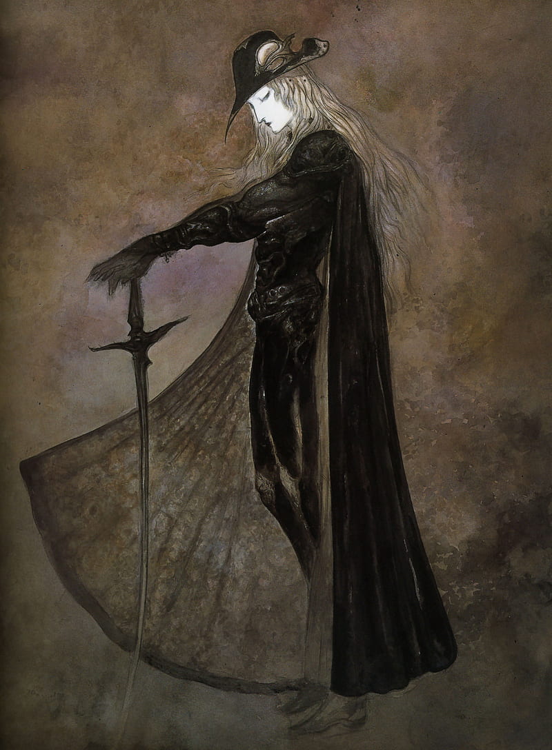 Vampire Hunter D - Amano Yoshitaka - Mobile Wallpaper by Amano