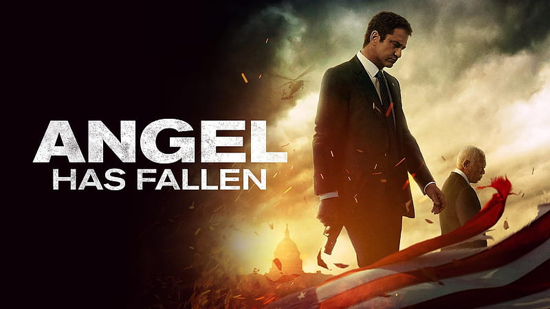 Angel Has Fallen and Background, HD wallpaper