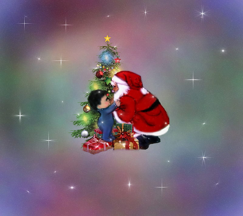 Christmas Day 2, holiday, santa, HD wallpaper