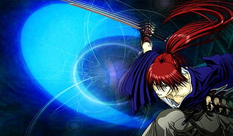 himura kenshin (rurouni kenshin) drawn by bikkusama