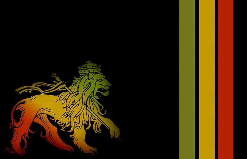 Judah Lion, reggae, music, lion, HD wallpaper