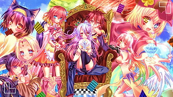 Wallpaper : No Game No Life, anime girls, chess, digital art, Shiro No Game  No Life, dress 1920x1080 - Didou - 1794603 - HD Wallpapers - WallHere