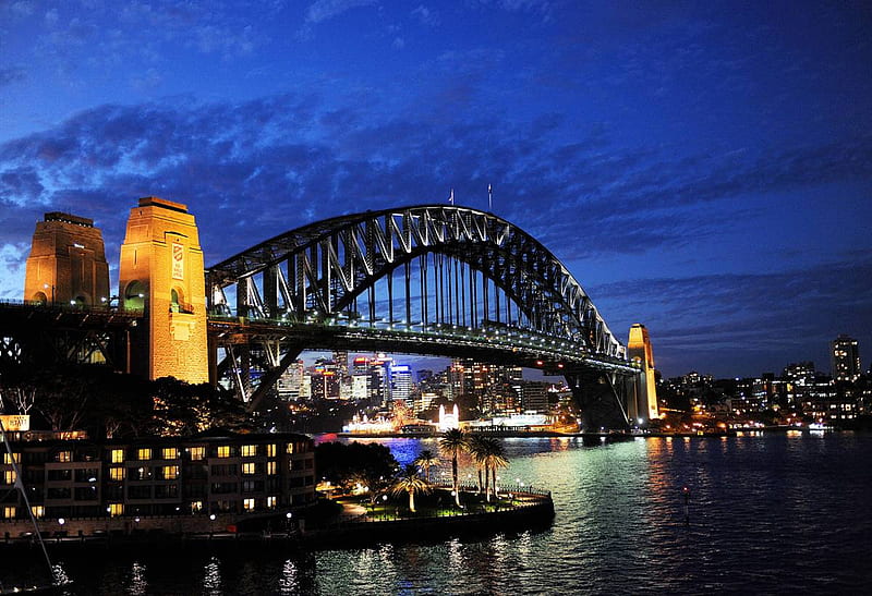 Sydney Harbour Bridge, architecture, sydney, harbour, bridges, HD wallpaper