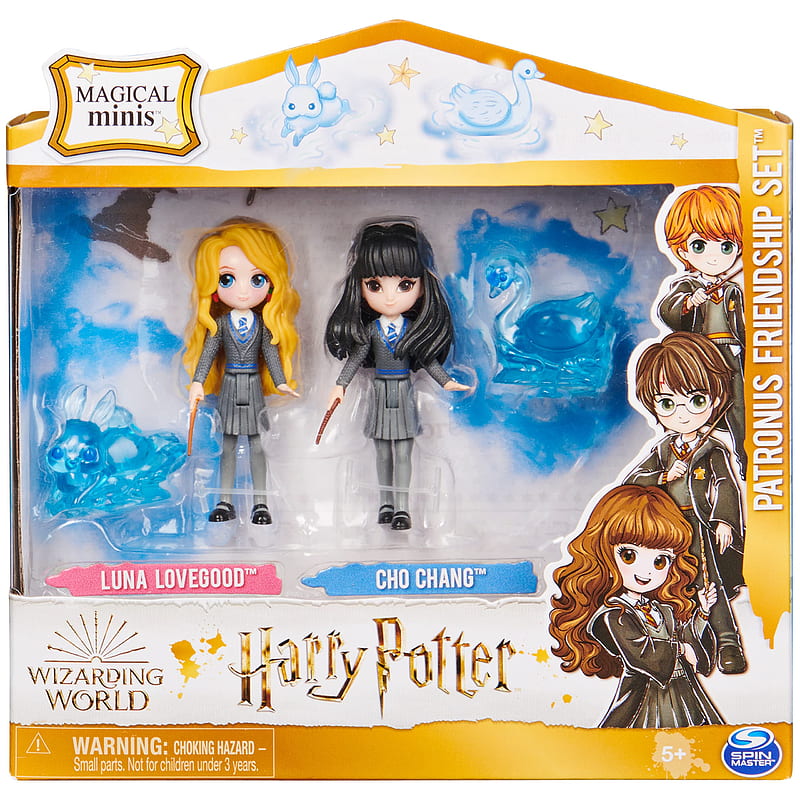 Wizarding World Harry Potter, Magical Minis Luna Lovegood and Cho Chang Patronus Friendship Set with 2 Creatures, Kids Toys for Ages 5 and up : Toys & Games, HD phone wallpaper