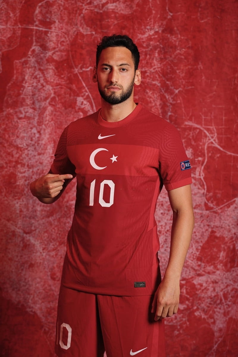 Hakan Calhanoglu, nike, turkey, euro 2020, football, HD phone wallpaper