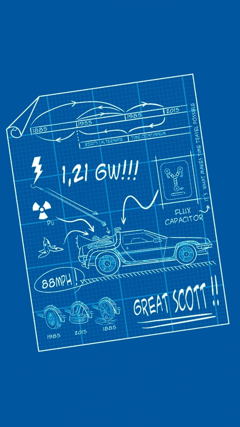 Back to the Future, back, blue, blueprint, circuit, circuits, future, gears, information, tech, technology, HD phone wallpaper