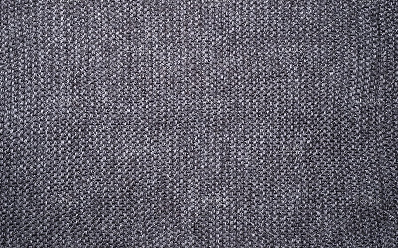 Gray Wool Texture, knitting wool texture, gray knitted background, textile texture, HD wallpaper