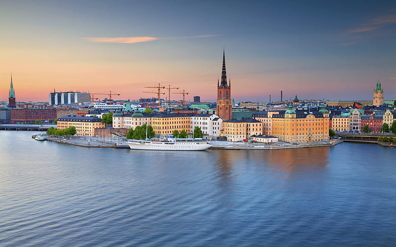 Stockholm, Sweden, Sweden, Europe, cityscape, Stockholm, HD wallpaper