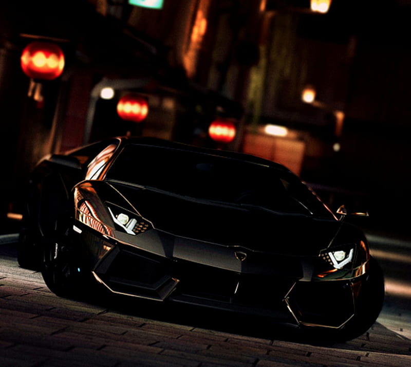 Aventador Black, best, car, ever, lamborghini, HD wallpaper | Peakpx