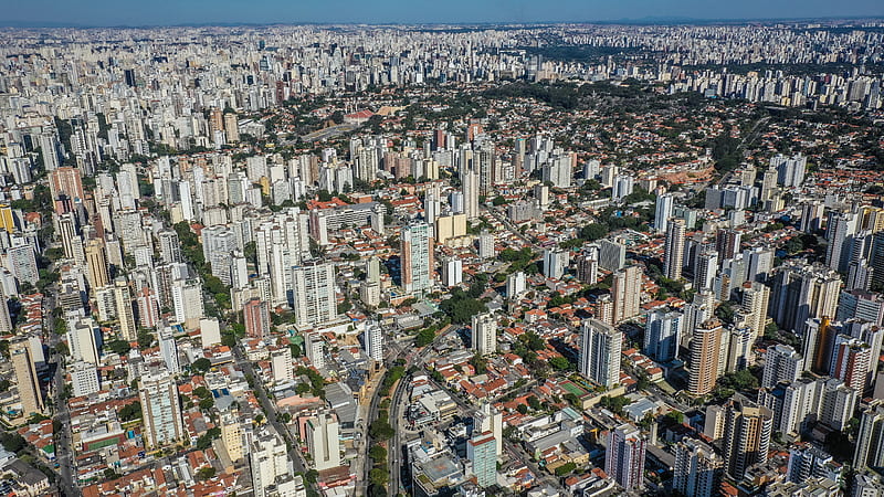 Bird's Eye View Of City During Daytime, HD wallpaper