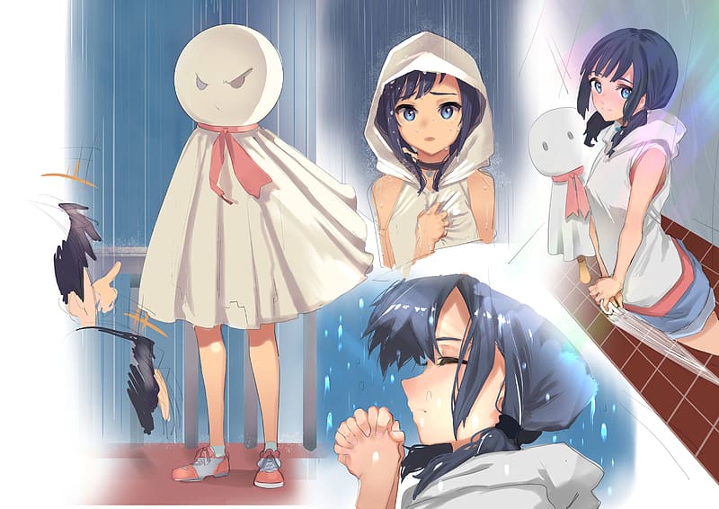 Anime, Weathering With You, Hina Amano, Nagi Amano, HD wallpaper