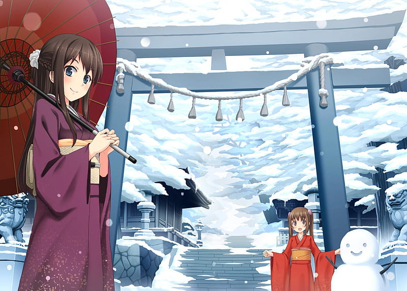 Snowy Mountain posted by John Mercado, anime winter mountain HD wallpaper |  Pxfuel