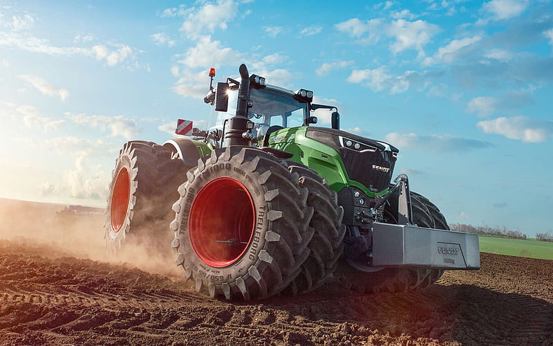 Fendt 1000 Vario, modern tractor, field, harvesting concepts, new tractors, Fendt, HD wallpaper