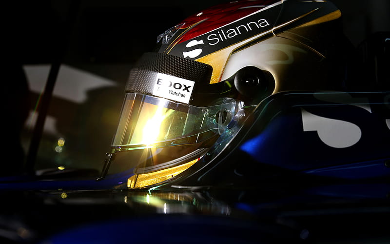 Pascal Wehrlein German racing driver, Formula 1, racing helmet, Sauber F1 Team, HD wallpaper