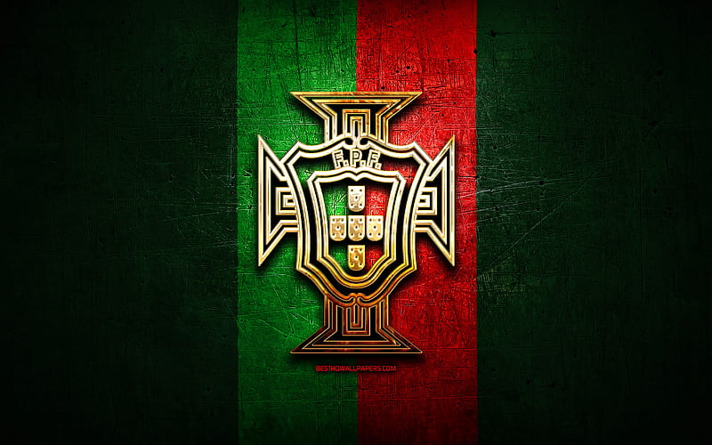 Portugal Football, fifa, soccer, euro, figo, logo, emblem, uefa, cristiano ronaldo, crest, HD wallpaper