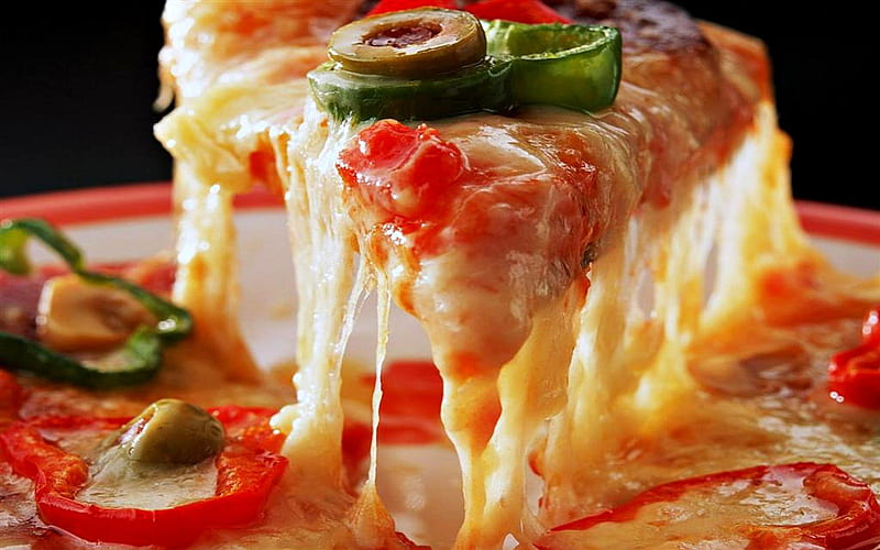 Slice of Pizza? Anyone... Pizza, Cheese, Food, HD wallpaper
