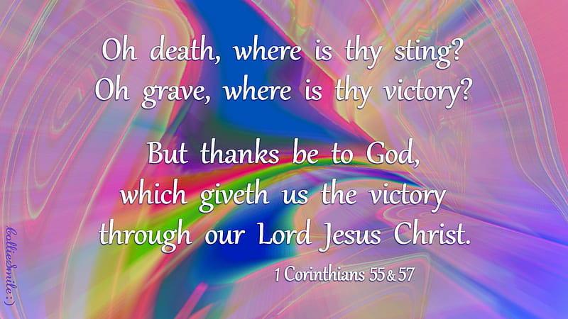 Victory Over Death: Dedicated to Betsey Butler, Betsey, victory, co1orful, Jesus Christ, Betsey Butler, Lord Jesus, glory, scriptures, heaven, bible, sa1vation, scripture, HD wallpaper