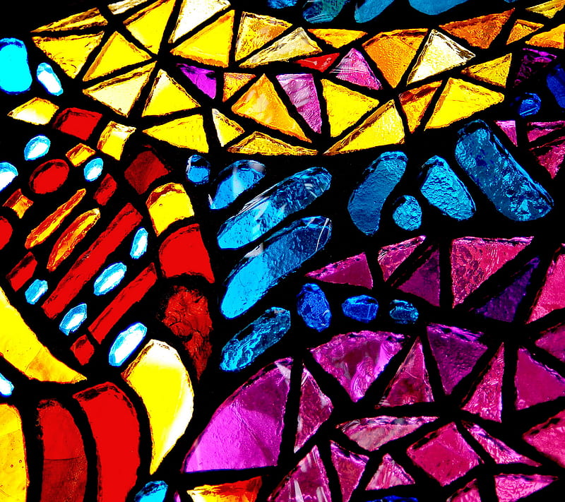 Stained Glass, colorful, mosaic, HD wallpaper