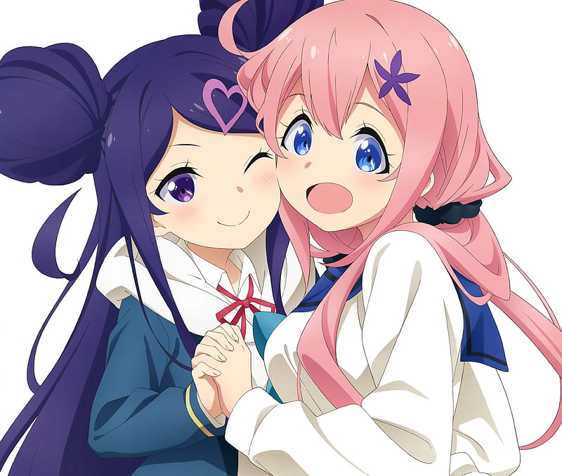 Anime, Dropout Idol Fruit Tart, Ino Sakura, Roko Sekino, HD wallpaper