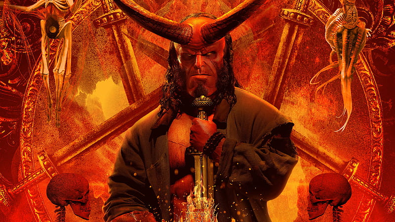 Hellboy, hellboy, 2019-movies, movies, poster, HD wallpaper