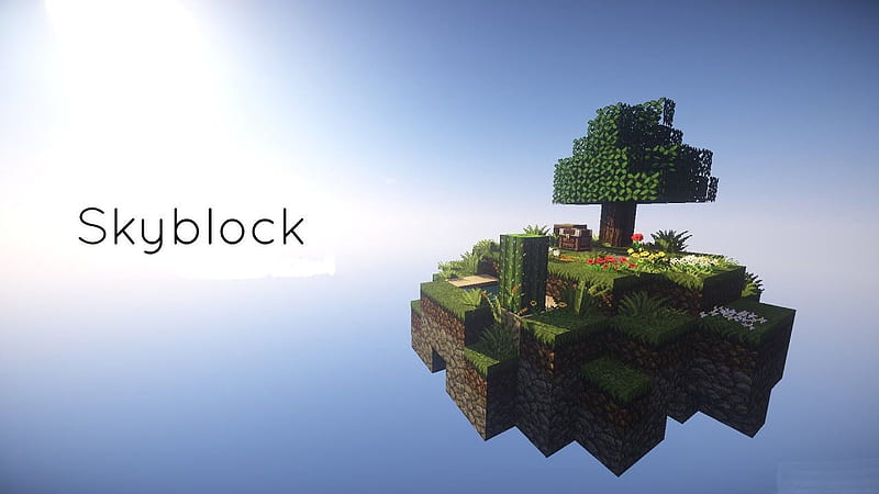 Sky Block, Hypixel Skyblock, HD wallpaper