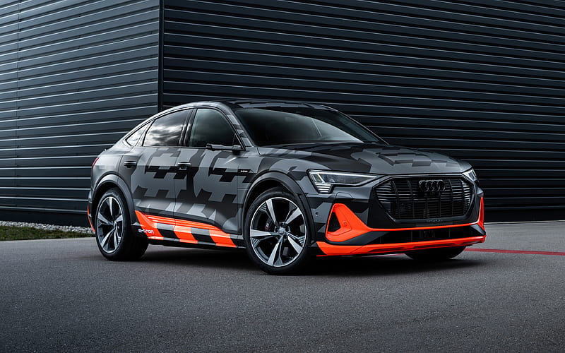 Audi e-tron S Sportback Prototype 2020 cars, luxury cars, german cars, Audi, HD wallpaper