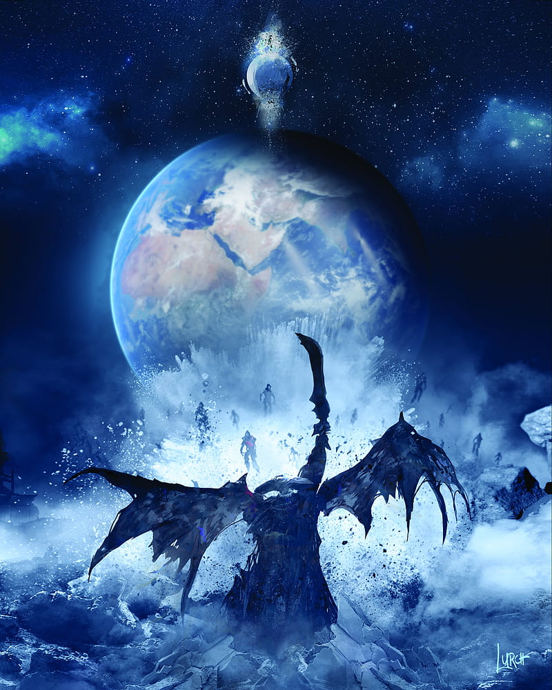 Oryx taken king, atmosphere, sky, Destinyoryx, Destiny, HD phone wallpaper